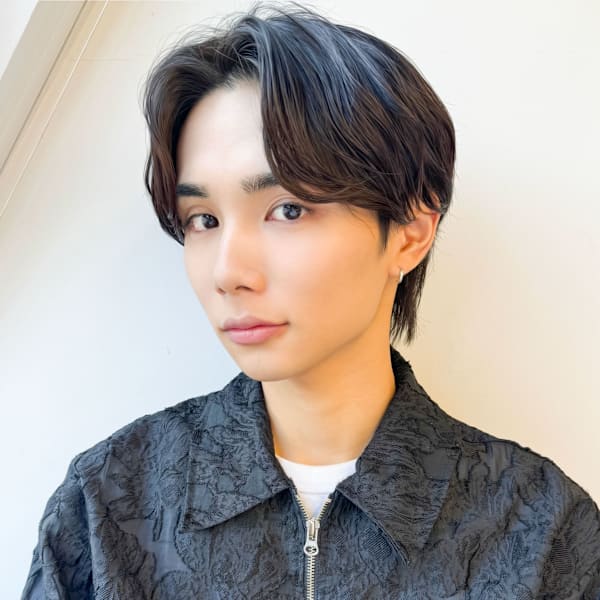 20代30代◎柔らかな毛流れフェザーパーマ