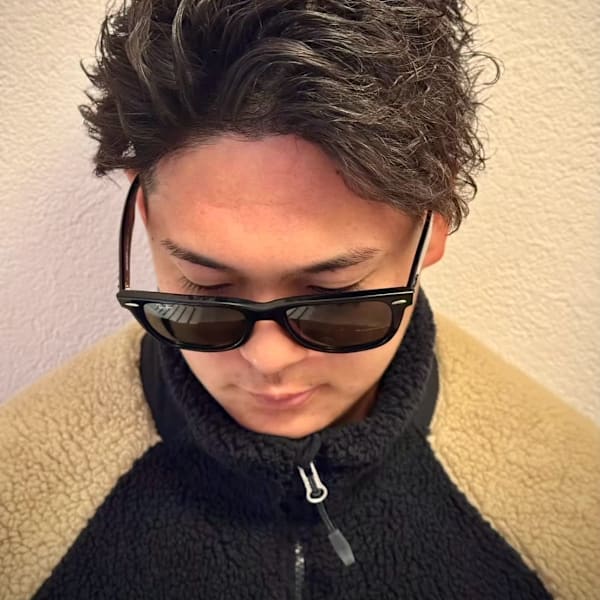 メンズフェザーパーマ