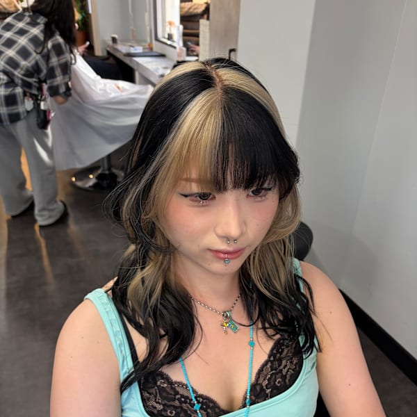 個性を出したい方!ブロックカラー♪