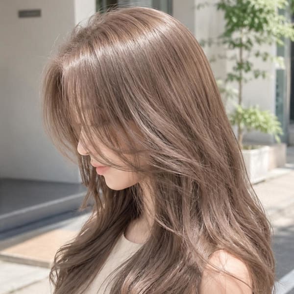 韓国風レイヤー×ヘーゼルベージュ
