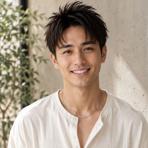 池袋 メンズカット メンズショート ツーブロック アップバン