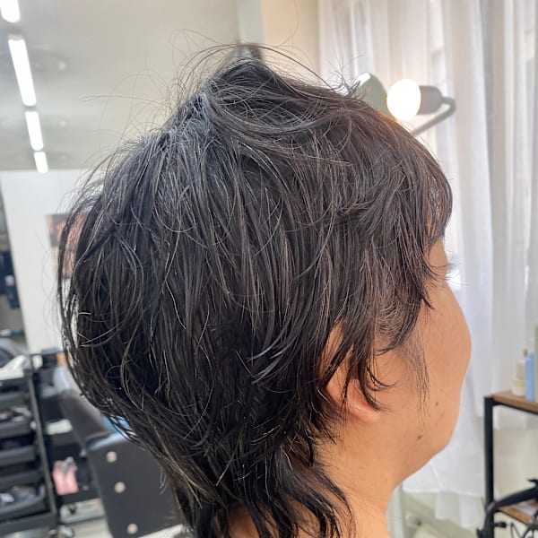 大人ショートウルフ