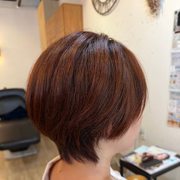 丸みショートボブ