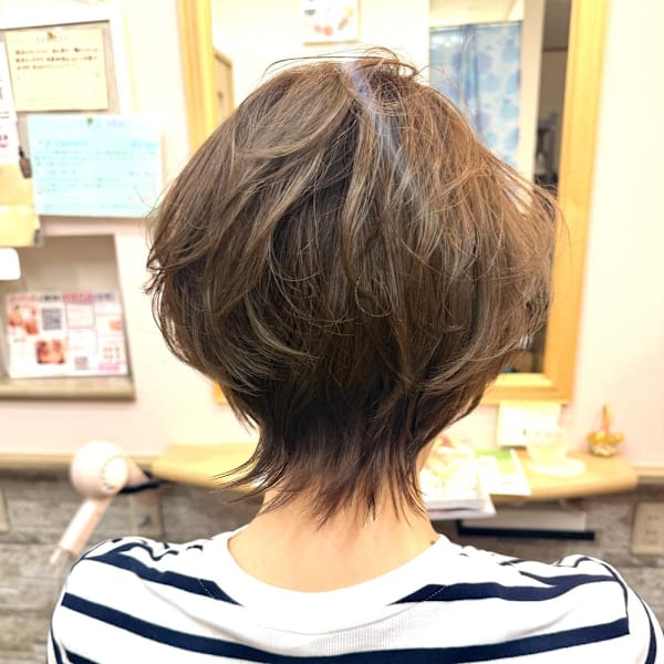 爽やか☆マッシュウルフ|HANAI hair design