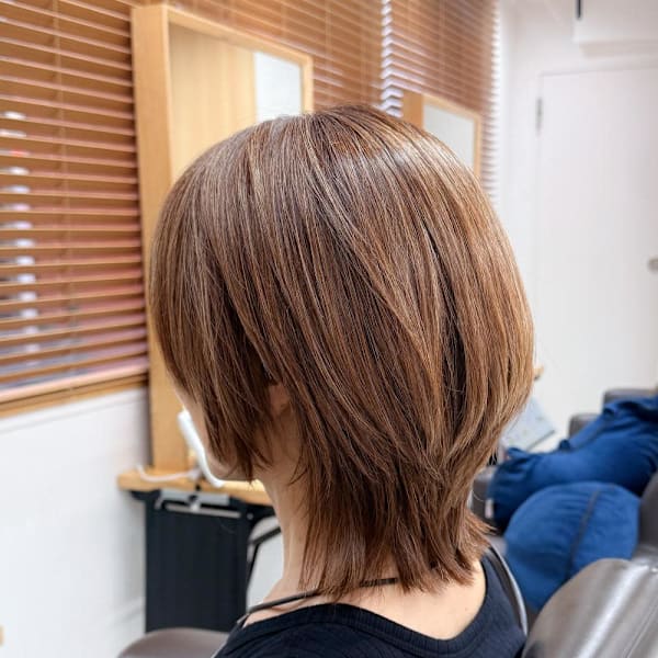 白髪ぼかしハイライトカラー30代40代50代ブルーグレージュ|Mira by KENJE