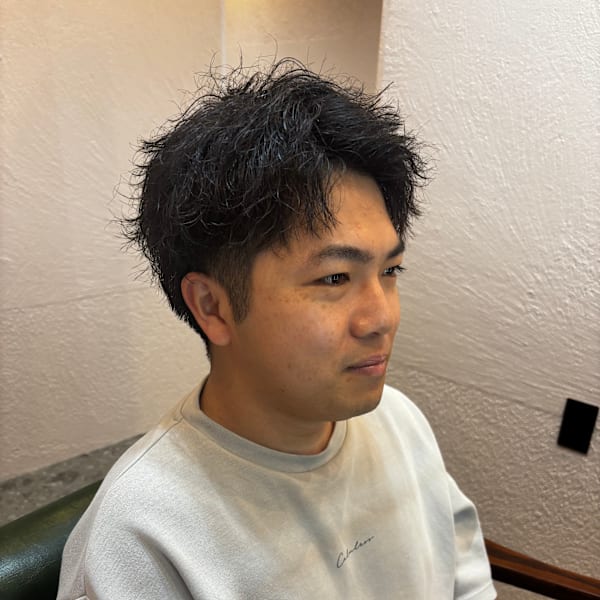 メンズパーマ ツイスパ メンズカット