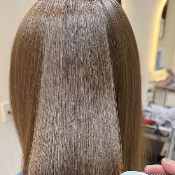髪質改善ヘアカラー!ミルクティーベージュ!!