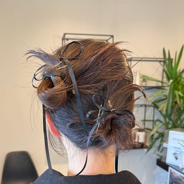 ヘアアレンジスタイルヘアセットお呼ばれヘアアレンジ二次会ヘア