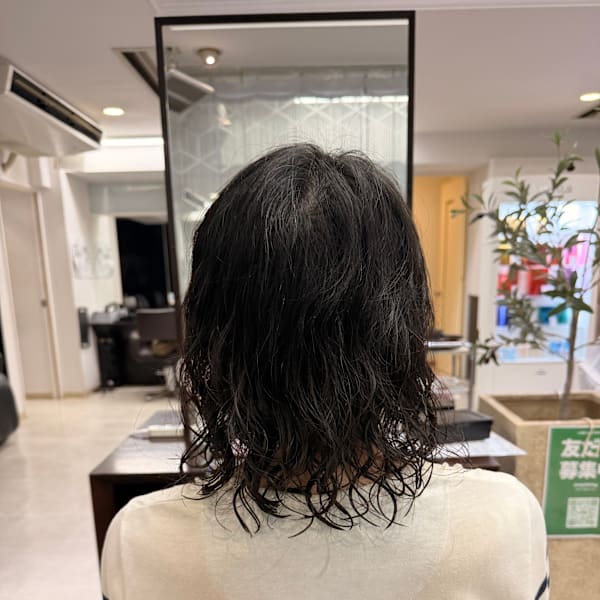 メンズロングパーマ