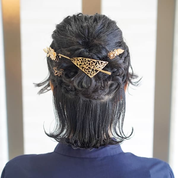 抜け感・上品　ツーブロック・ヘアアレンジ