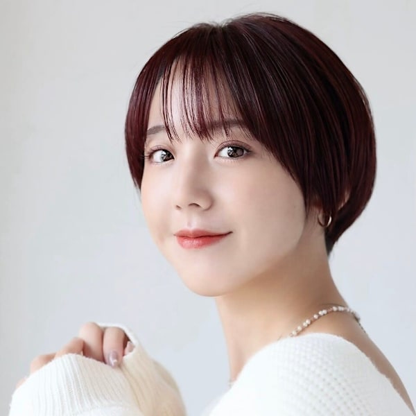 20代30代40代大人可愛いレッドブラウンイメチェン似合わせ