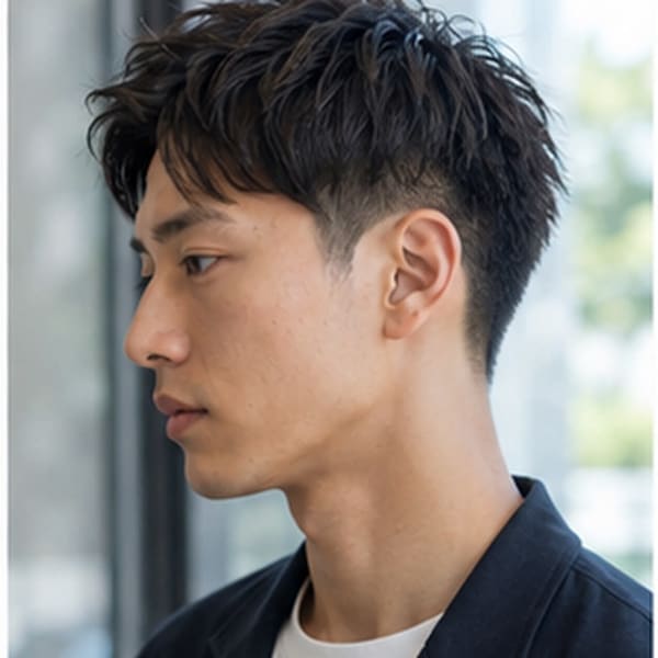 上品な大人フェードビジネススタイル