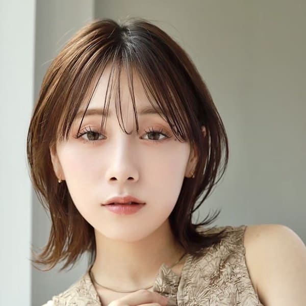 似合わせカット大人ガーリーミディアムレイヤー|髪質改善 SOY-KUFU 東伏見店 ボブレイヤーカット/顔周り髪質改善【ソイクフ】
