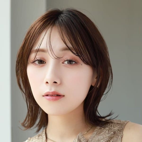 大人ガーリー似合わせカットダークアッシュ|髪質改善 SOY-KUFU 東伏見店 ボブレイヤーカット/顔周り髪質改善【ソイクフ】