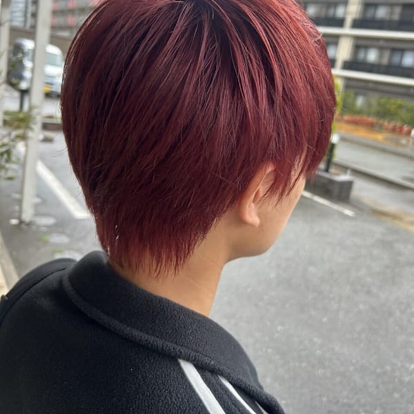 ワインレッドカラー