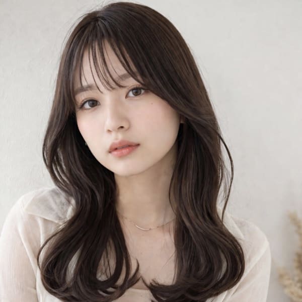 レイヤーカット_韓国調布レイヤーカット顔周り前髪カット