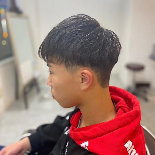 MEN’S HAIR ツーブロックカルマパーマ束感ショート