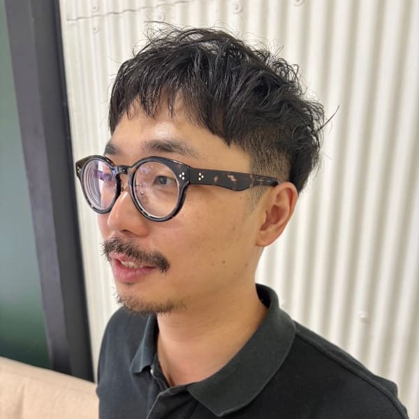 メンズおしゃれナチュラルな刈り上げショート★