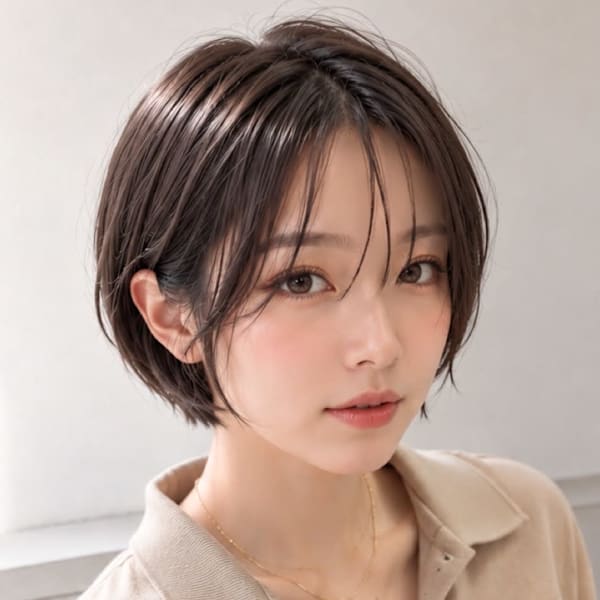 モカグレージュハッシュショート【suiw】昭和町/阿倍野