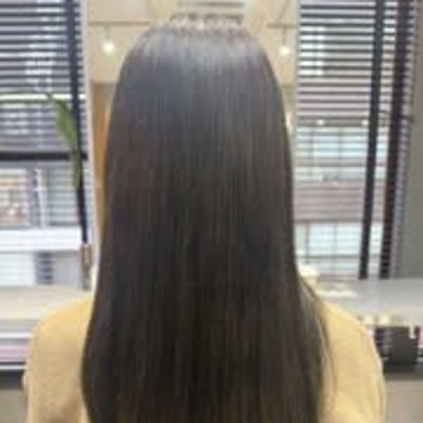 縮毛矯正+トリートメント+ダークグレージュ