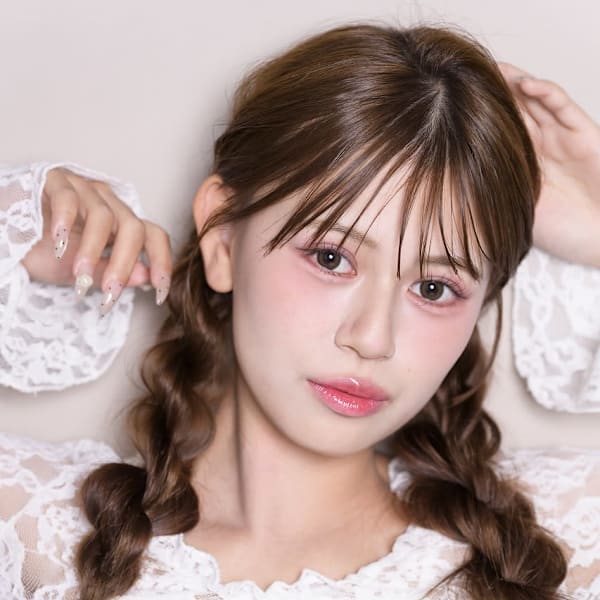 こなれハーフツインヘアアレンジ推し活ヘアセットヘアメイク池袋