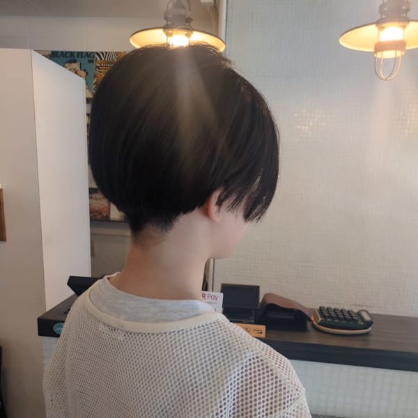 刈り上げ女子