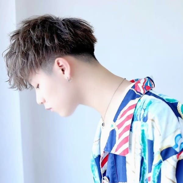 MEN’SHAIR束感マッシュパーマヘア