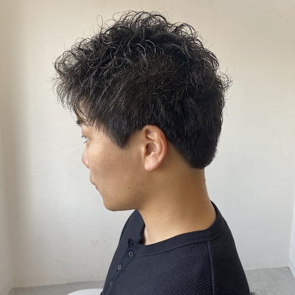 短髪フェザーショートパーマ/東伏見/田無/保谷/武蔵関/西武