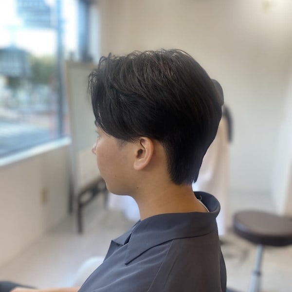 MEN’S HAREアッシュブラックカルマパーマ