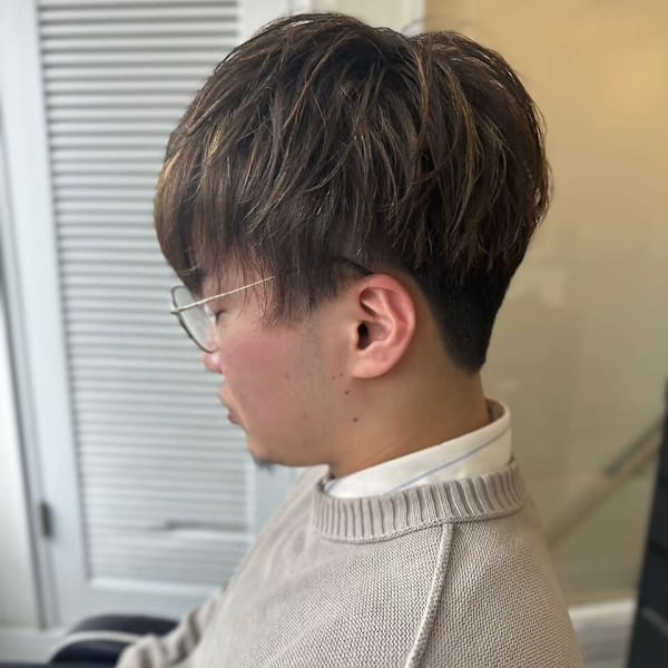 MEN’S HARE ダークアッシュカルマパーマ