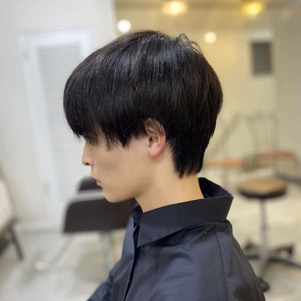 MEN’S HARE アッシュブラックカルマパーマ