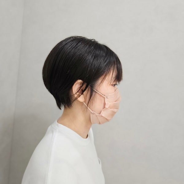 広がり・量が気になる大人女性に◎小顔ショート