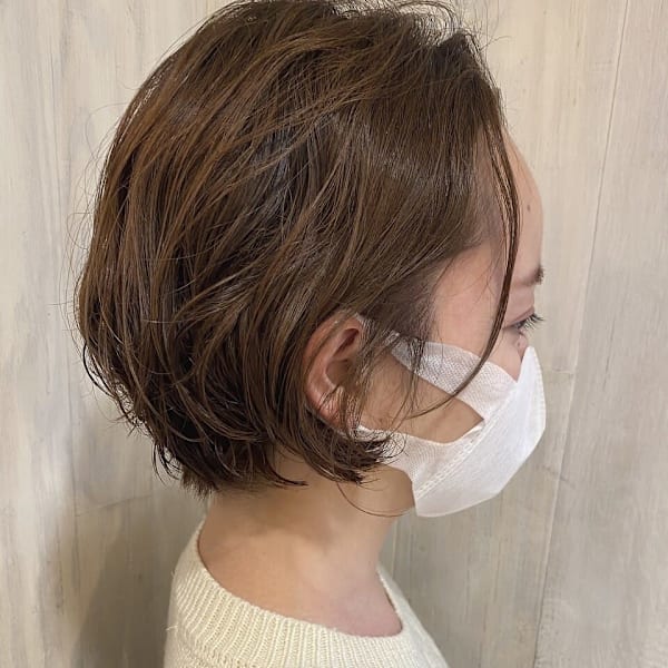 ショート×パーマ