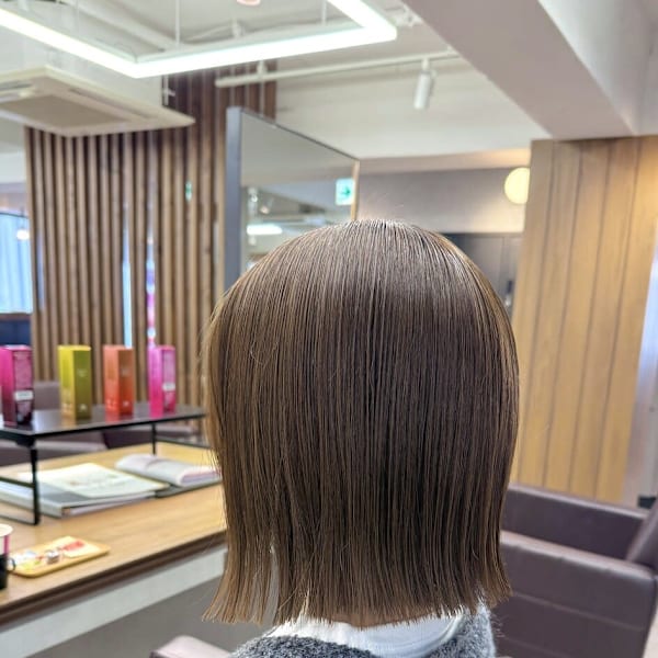 多毛さんにオススメ*刈り上げボブ