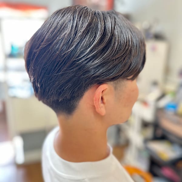 メンズフェザーパーマ