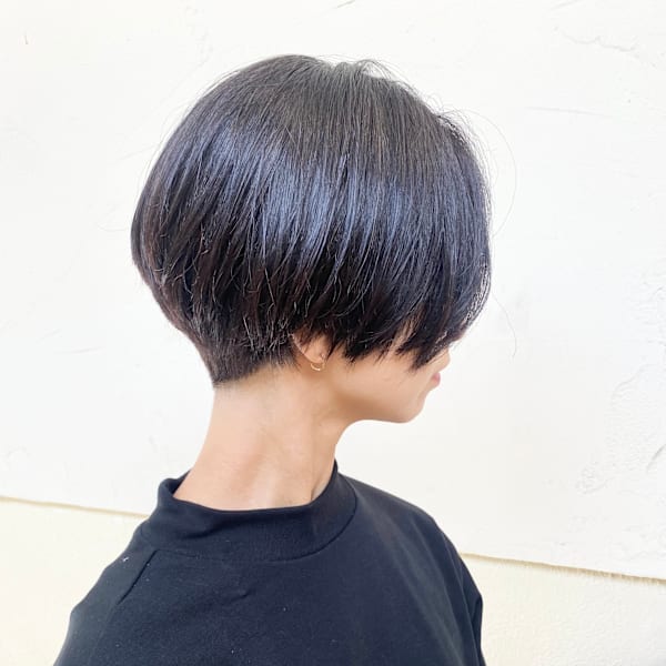 【morio成増/一戸】大人かわいい刈り上げ丸みショート