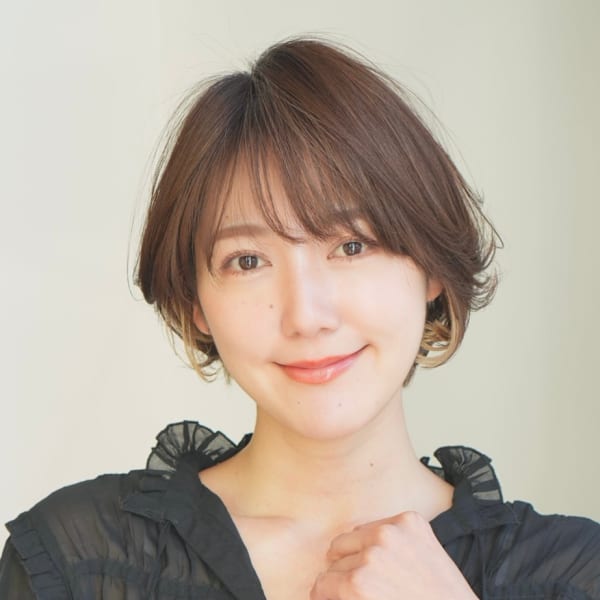 前下がりショート・ボブ/絶壁解消/前髪あり/40代/30代
