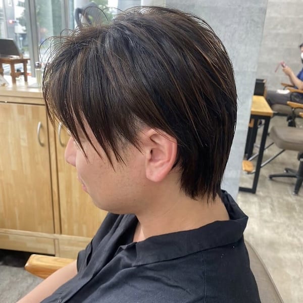 20代30代40代◎似合わせメンズツーブロックマッシュレイヤ