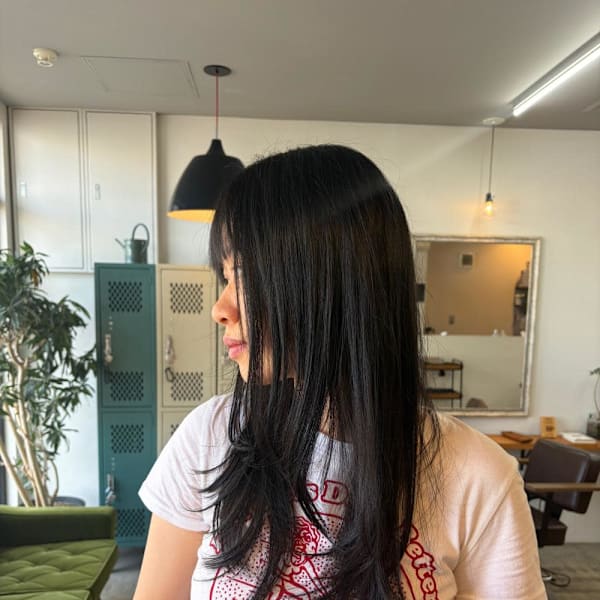 ロングハッシュレイヤー|Hair salon Banz