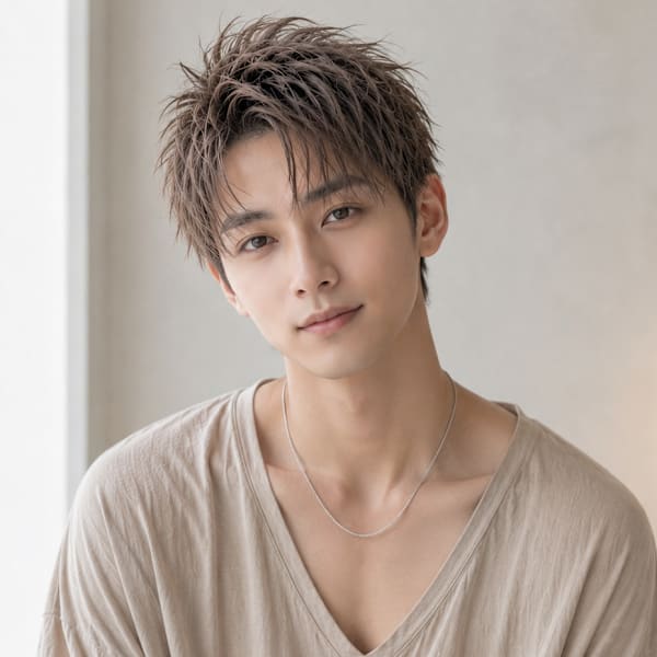 池袋 メンズカット スパイキーショート ツーブロックショート