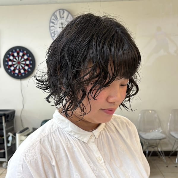 yunaボブパーマ