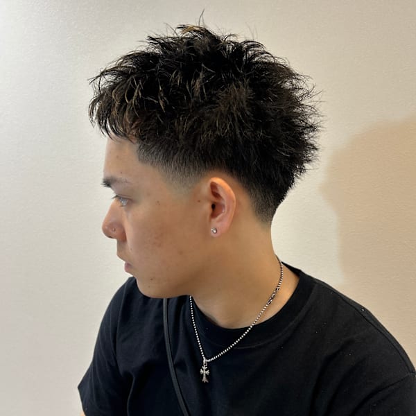 スパイキー/テーパーフェード