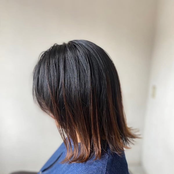 大人っぽミディアムレイヤー/高田馬場/新宿/代々木/新大久保