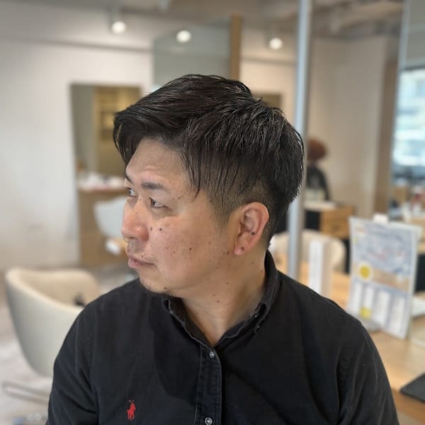 20代30代40代◎似合わせカット刈り上げ2ブロックブルーブ
