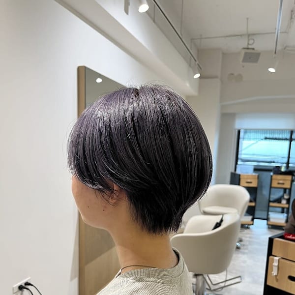 20代30代40代◎似合わせカットデザインカラーパープルショ