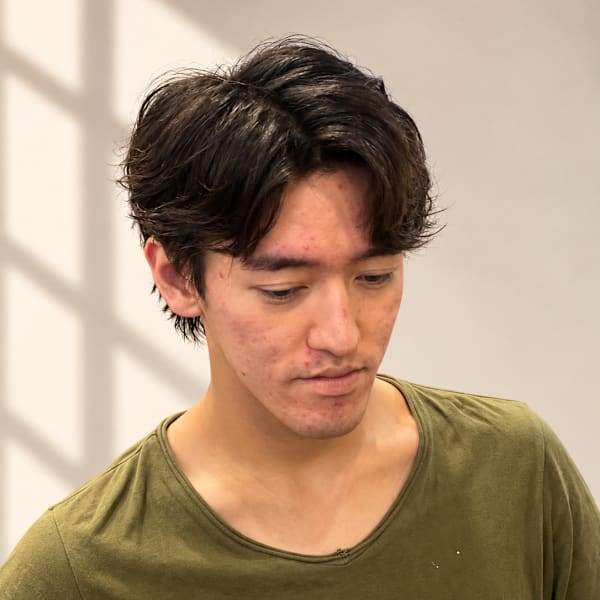 直毛を扱いやすく。ナチュラルパーマ