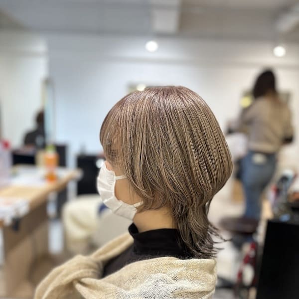 20代30代40代◎似合わせカットクラゲヘアー明るめ白髪染め