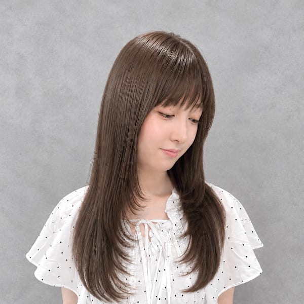 小顔見え◎大人可愛いレイヤースタイル♪	