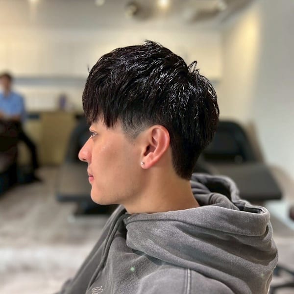 20代30代40代◎ブルーブラックMEN’HAIR刈り上げマ