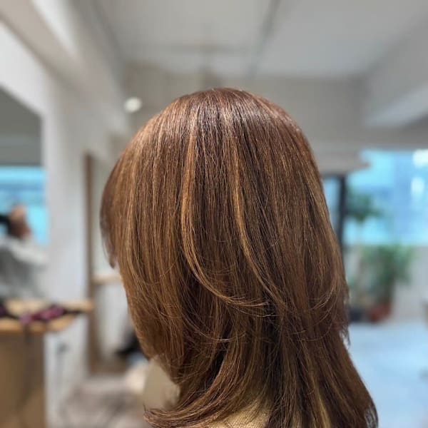 20代30代40代◎似合わせカット×白髪ぼかしハイライト